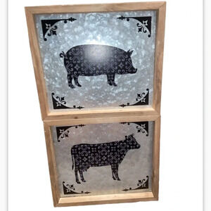 New Pig Cow Farmhouse Home Decor